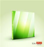 Green plate icon or background