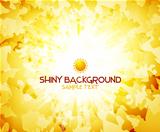 Sunshine yellow abstract background
