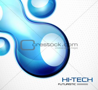 Glossy bubble abstract background
