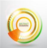 Abstract circles vector background