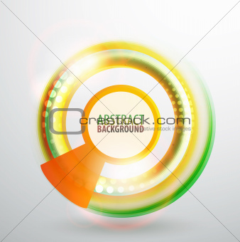 Abstract circles vector background