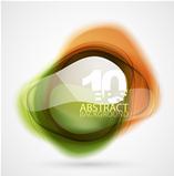 Vector translucent shapes abstract background