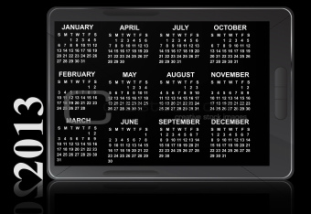2013 electronic calendar