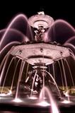 Time Exposure of Fountain in Quebec City