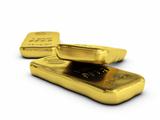 physical gold bullions ingots, golden bars
