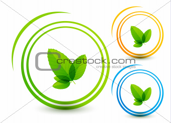 Green concept icons