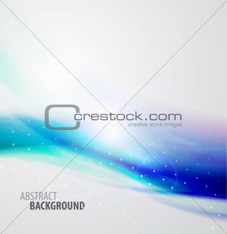 Abstract vector waves background
