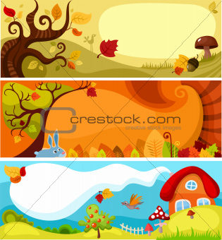 autumn card set