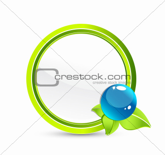 Green nature leaf concept