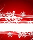Red Christmas lines background