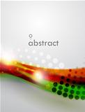 Abstract vector waves background