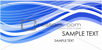 Abstract vector blue background