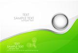 Vector abstract green background