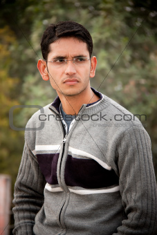 Handsome Indian man