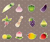 vagetable stickers