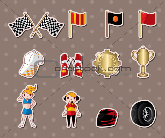 f1 racing stickers