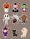 Halloween monster stickers