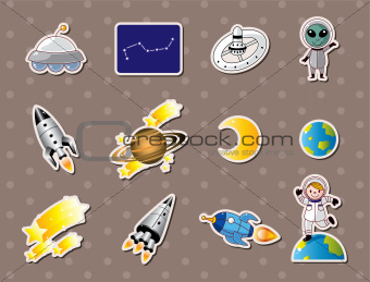 space element stickers