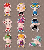 cartoon wrestler stickers