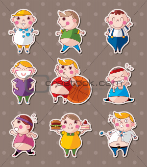 fat boy stickers