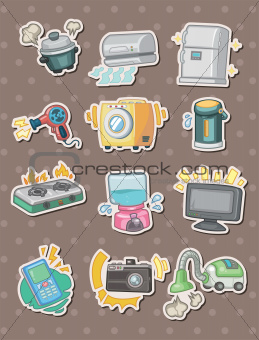 cartoon Appliance stickers