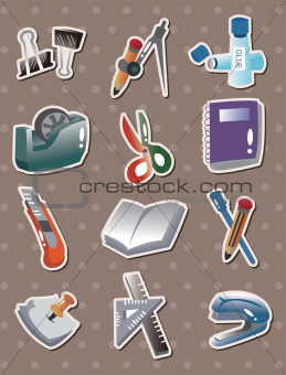 doodle stationery stickers