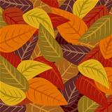 Autumn leaves vector illustration 