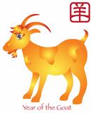 Chinese New Year of the Goat Zodiac