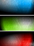 Technical vector banners