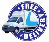 Free delivery sign