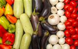 Multicolored Vegetable Variety background