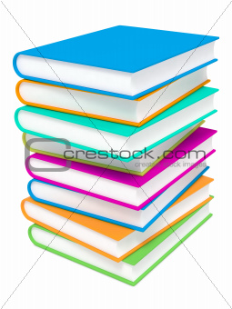 Stack of Colorful Books