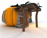 Halloween Pumpkin Cottage