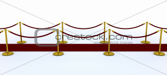red carpet and velvet rope