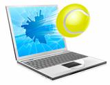 Tennis laptop concept