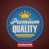 Vector premium quality fabric badge