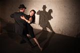 Pretty Tango Dancer with Partner