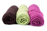 Three color rolled woman's scarfs