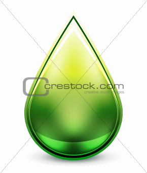 Hi-tech water drop icon