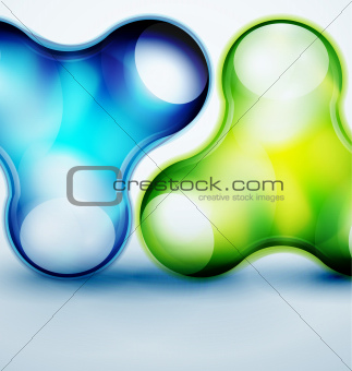 Abstract bubble background