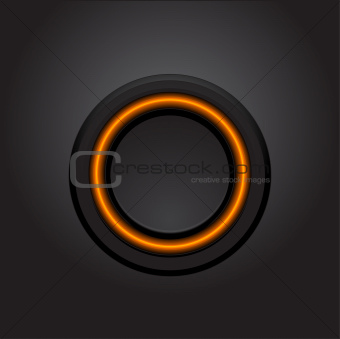 Vector hi-tech light button design