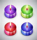 Aroma candle icons