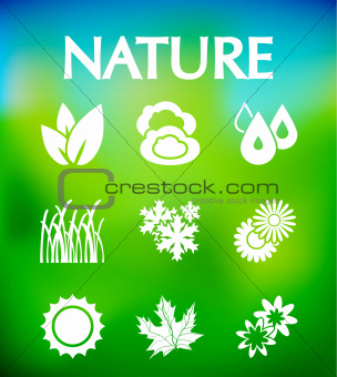 Nature vector icons
