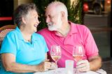 Senior Couple - Wine and Romance