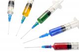 Five disposable syringe