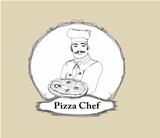 Pizza Menu Template with chef