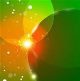 Green shiny abstract background