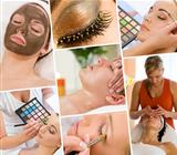 Montage of Beautiful Women at a Beauty Spa