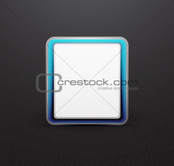 Vector detailed illustration of screen for ad