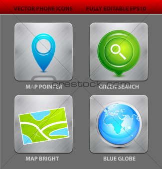 Map app icons